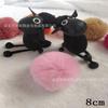 Venta al por mayor de fábrica imitación conejo Rex 6 7 8cm suministro de bola de pelo bola de piel sintética bola de 10cm accesorios para equipaje bola de pelo de imitación de conejo