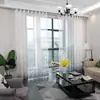 Cortinas Visillo Bordado Nórdico Blancas Visillo Semioscuro Bordado Soluble en Agua Visillo para Balcón Dormitorio Separador Visillo