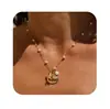Collar de Concha Nuevo Transfronterizo de Amazon, Cadena de Clavícula de Moda y Sencilla para Niñas, Vacaciones, Ocio, Viajes Diarios, Versátil