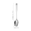 Cuchara de Cabeza Cuadrada de Acero Inoxidable 304 Cuchara Mezcladora de Mango Largo Cuchara Sopera Dorada para el Hogar Cuchara para Helado Cuchara para Postre de Alto Valor