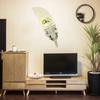 Ventas Directas de Fábrica Espejo Acrílico Adhesivos de Pared Creativos en Forma de Pluma Dormitorio Sala de Estar Entrada Pared de Fondo Pintura Decorativa Tridimensional
