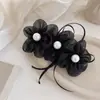 Nuevo Estilo 2026 Pinza Vertical de Plátano Ins con Flor de Perla para Mujer, Accesorio de Cabello de Alta Gama para Cola de Caballo y Peinado Recogido