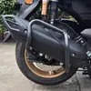 Adecuado para 25 modelos de barras protectoras modificadas Yamaha NMAX155, pedales de aleación, barras delanteras versión foco, respaldos y portaequipajes traseros