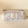 Bolsa de Armazenamento Floral em Lona, Estilo Fresco Pastoral, Adequada para Estudantes Usarem como Estojo
