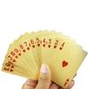 Naipes de dólar, naipes de lámina dorada, naipes de lámina plateada al por mayor, oro, Tuhao, póker de oro
