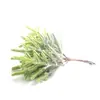 Plantas Verdes Simuladas, Hojas de Ciprés Simuladas, Accesorios Grandes de Agujas de Pino, Flores Artificiales, Hojas Perennes, Flores y Plantas Decorativas para el Hogar al por Mayor