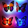 Borboleta LED Colorida Digital Piscante Adesiva Simulação Decoração de Adesivo de Parede LED Criativo Adesivo de Parede