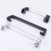 Manija inclinada tubular de aleación de aluminio, manija biselada para puerta corrediza de equipo industrial, manija de máquina herramienta, venta al por mayor desde el fabricante de origen