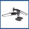 Muxin Ala de Viento Fija Modificada para Motocicleta Adecuada para Suzuki GSX250R Honda CBR650R Ala de Viento Espejo Retrovisor Espejo