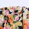 Para Comercio Exterior Europeo y Americano Transfronterizo Ropa de Mujer Aliexpress Más Vendido Verano Cuello Alto Cinturón de Corbata Dobladillo Irregular Camisa de Gasa