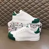 Nuevos Zapatos Deportivos Casuales Blancos de Cuero Genuino Marca D para Hombre para Plataformas de Comercio Exterior Transfronterizo como Shopee y Dhgate