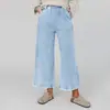 Pantalones Anchos Estilo Vintage Desgastado Transfronterizos 2026 Nuevo Cintura Elástica Bolsillo Holgado Caída Pantalones Casuales para Uso Diario