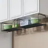 Estante de Almacenamiento para Cocina Colgante Debajo del Gabinete de Pared, Estante Multifuncional para Almacenamiento de Platos y Utensilios