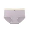 Ropa interior de algodón antibacteriana 10A para mujer, Algodón Entrepierna antibacteriana Cintura media Bolsa Cadera Talla grande Ropa interior transpirable para mujer, Algodón Categoría a