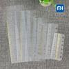 En stock A4A5A6A7 dorado y plateado marcapáginas de regla para cuaderno de hojas sueltas tablero de partición translúcido de PP esmerilado gran cantidad y precio favorable