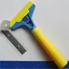 Faca de limpeza muito afiada, raspador de limpeza com lâmina de plástico e capa protetora, ferramenta de limpeza espessa, faca de limpeza