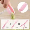 Talheres Complemento Alimentar para Bebê Três em Um, Caixa de Armazenamento Portátil, Conjunto de Garfo e Colher, Talheres de Grau Alimentício para Alimentação Infantil Atacado
