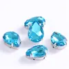 Rhinestones de Garra de Cristal de Gota de Agua, Rhinestones de Vidrio de Garra Única Cosidos a Mano en Cuatro Esquinas, Joyería y Accesorios para Ropa DIY