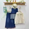 2025 Nuevo Estilo Otoño Estilo Japonés Fresco y Dulce Reductor de Edad Bordado Cuello de Encaje Camisas Tops para Mujer Venta al por Mayor