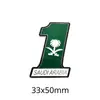 Emblema Nacional Saudita Insígnia Adesivo para Celular Padrão Palmeira e Cimitarra Insígnia de Metal Presente Comemorativo Fonte de Fábrica Transfronteiriça