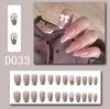Unha falsa estilo derrill usando armadura internet laço vermelho nail art peças de unhas removível unha patch joias estilo francês
