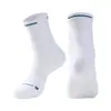 Meias de Basquete Primavera e Verão com Solas de Toalha Espessadas, Meias Esportivas Profissionais de Cano Alto Masculinas, Meias Elite Longas de Cano Médio para Corrida