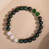 Pulseira de Contas Perfumadas, Pulseira de Círculo Único DIY 8mm, Estilo Casal Unissex, Cordão de Contas Redondas, Contas de Oração com Fragrância Suave