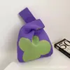 Bolso Tote Nuevo de Moda con Lindo Diseño de Animal, Bolso de Mano Versátil para Mujer, Estilo Coreano y Japonés, Bolso de Punto para Exteriores para Damas