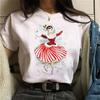Camiseta Feminina de Manga Curta de Natal ins Moda Estampada Manga Curta Estação Independente Tamanho Europeu Tamanho Grande Camiseta Básica