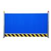 Construcción de recintos de PVC, protección de aislamiento de seguridad municipal, protección temporal de espuma plástica tipo sándwich, construcción de recintos de acero de color, deflector