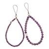 Cuentas Redondas de Amatista Natural 6/8mm Cadena para Teléfono Móvil Colgante de Muñeca Bodhi Loto Llavero Colgante Joyería Estilo Versátil