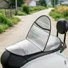 Almofada de Assento com Proteção Solar para Veículos Elétricos, Isolamento Térmico de Verão e Capa de Assento de Bateria Anti-Queimaduras, Almofada Universal à Prova d'Água para Motocicleta com Isolamento Térmico