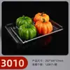 Fabricante Personalizado Bandeja Blister Descartável Transparente para Frutas e Vegetais Bandeja Blister Plástica Retangular para Carne Fresca Supermercado