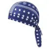 Chapéu de Pirata de Tecido Elástico Novo Europeu e Americano com Flocos de Neve Cruzados, Chapéu de Castanha para Esportes de Ciclismo, Chapéu Turbante para Homens e Mulheres