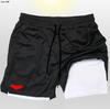 Shorts Batman para Hombre para Correr Fitness de Secado Rápido Deportivos Doble Capa Moda Casual Americana Pantalones Trimestrales de Baloncesto para Hombre