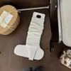Calcetines de Capa de Venta Caliente Estilo Ballet para Mujer Cubrepiés de Punto Gris Calcetines para Pantorrilla Piernas Delgadas y Hermosas Primavera Otoño Largos