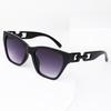 Europa y los Estados Unidos transfronterizos nueva caja de moda gafas de sol diseño sentido piernas tendencia personalizada gafas de sol de protección solar marea al por mayor