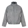 Chaqueta Acolchada Estilo Retro Americano con Cuello de Piel para Snowboarders para Hombres y Mujeres 2026 Otoño/Invierno Marca de Tendencia Abrigo de Algodón con Forro de Terciopelo Ropa Exterior