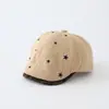 Chapéu de Estrela Infantil, Novo Boné de Estrela Simples e Versátil para Meninos e Meninas na Primavera e Outono, Boina Estilo Coreano