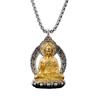O Cartão é o Sino de Latão de Xizang Buda Sakyamuni Roda Francesa Deus Amarelo da Riqueza Tara Verde Manjushri Lótus Mestre Guanyin Pingente de Joia