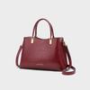 Bolsa 2026 Novo Modelo Vermelha Couro Genuíno Feminina para Mulheres de Meia-Idade, Bolsa de Casamento de Luxo Leve, Presente para Mãe, Bolsa e Bagagem