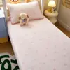 Funda Especial para Cama de Residencia Estudiantil Pieza Única 100% Algodón Protector de Cama Colchón de Algodón Puro Juego de Tres Piezas para Cama Individual de Residencia