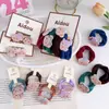 Lindo Dibujo Animado Oso Pequeño Anillo de Toalla Pinza para el Cabello Elástico No Lastima el Cabello Goma para el Cabello Pasador Niños Banda Elástica para Cola de Caballo Cuerda para el Cabello Accesorios para el Cabello