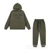 Sudadera con capucha de moda estilo Fog para mujer en Otoño Pantalones deportivos de marca de moda para hombre Traje de sudadera deportiva casual holgado para mujer