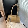 Bolso Boston Minimalista de Moda Transfronterizo para Mujer 2026 Nueva Moda Retro de Gama Alta Versátil para Hombro y Axila para Mujer