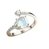 Anillo Giratorio de Plata Tailandesa para Alivio de la Ansiedad, Anillo para el Dedo Índice con Múltiples Círculos y Cuentas de la Suerte, Moda Estilo Coreano, Regalo de Moda para Mejores Amigos