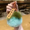 Nuevo Estilo [Quitador de Mala Suerte] Colgante de Peluche de Hoja de Toronja Adorno de Buena Suerte Estilo Celebridad de Internet Linda Decoración para Mochila Regalo para Mejor Amigo