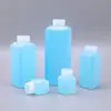 Botella cuadrada de plástico octagonal de 120 ml, sellada, empaque de boca pequeña, botella cuadrada para líquidos, producción de material HDPE