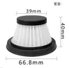 Elemento Filtrante para Aspiradora de Mano, Malla Filtrante para Aspiradora, Filtración Eficiente de Escombros, Ácaros, Polvo, Cabello, Elemento Filtrante para Aspiradora de Coche