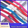 1cm antiderrapante soltando borracha elástico cinto de silicone cueca roupa de banho peito envolvendo peito sutiã cinto antiderrapante acessórios de borracha